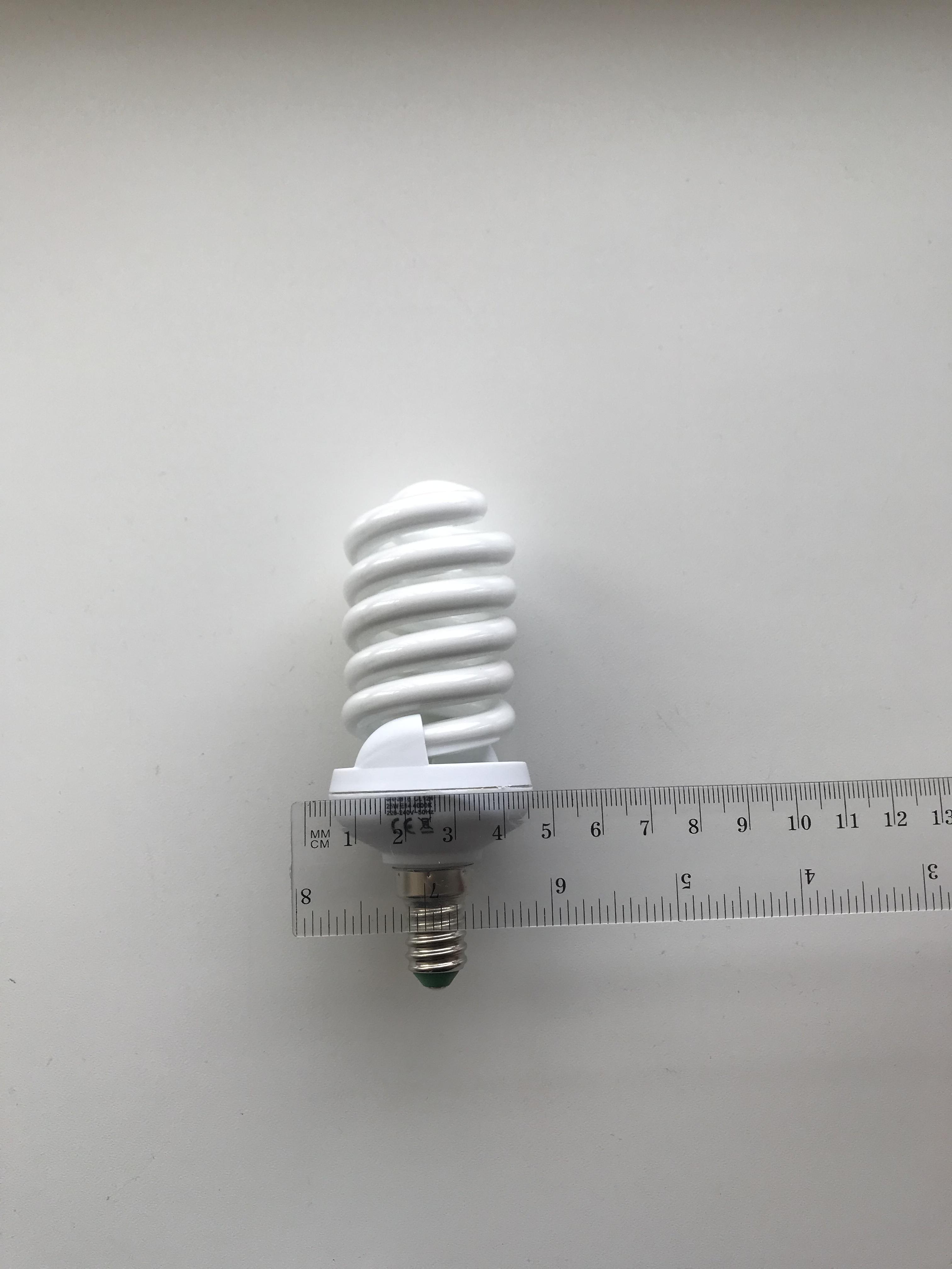 Лампа енергозберігаюча Eco Light 25W 25 Вт E14 4000К Біле нейтральне денне світло (24915894) - фото 9 Лампа енергозберігаюча Eco Light 25W 25 Вт E14 4000К Біле нейтральне денне світло (24915894) - фото 9