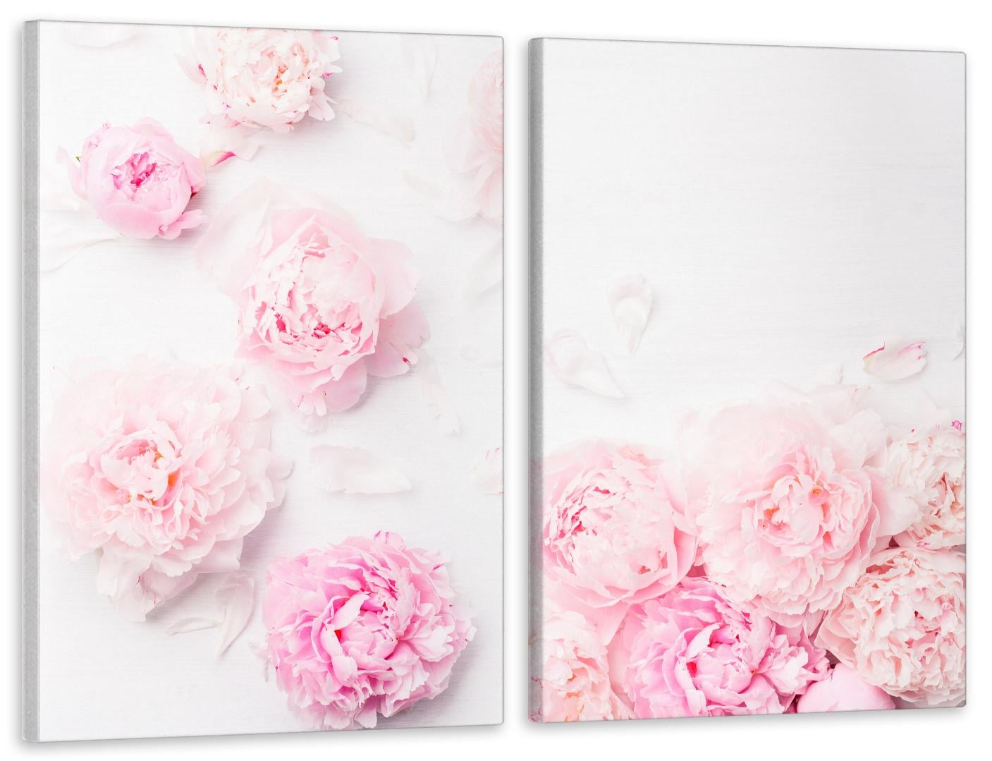 Картина модульна у вітальню/спальню Ніжні піони 90х132 см (TLV-2_047)