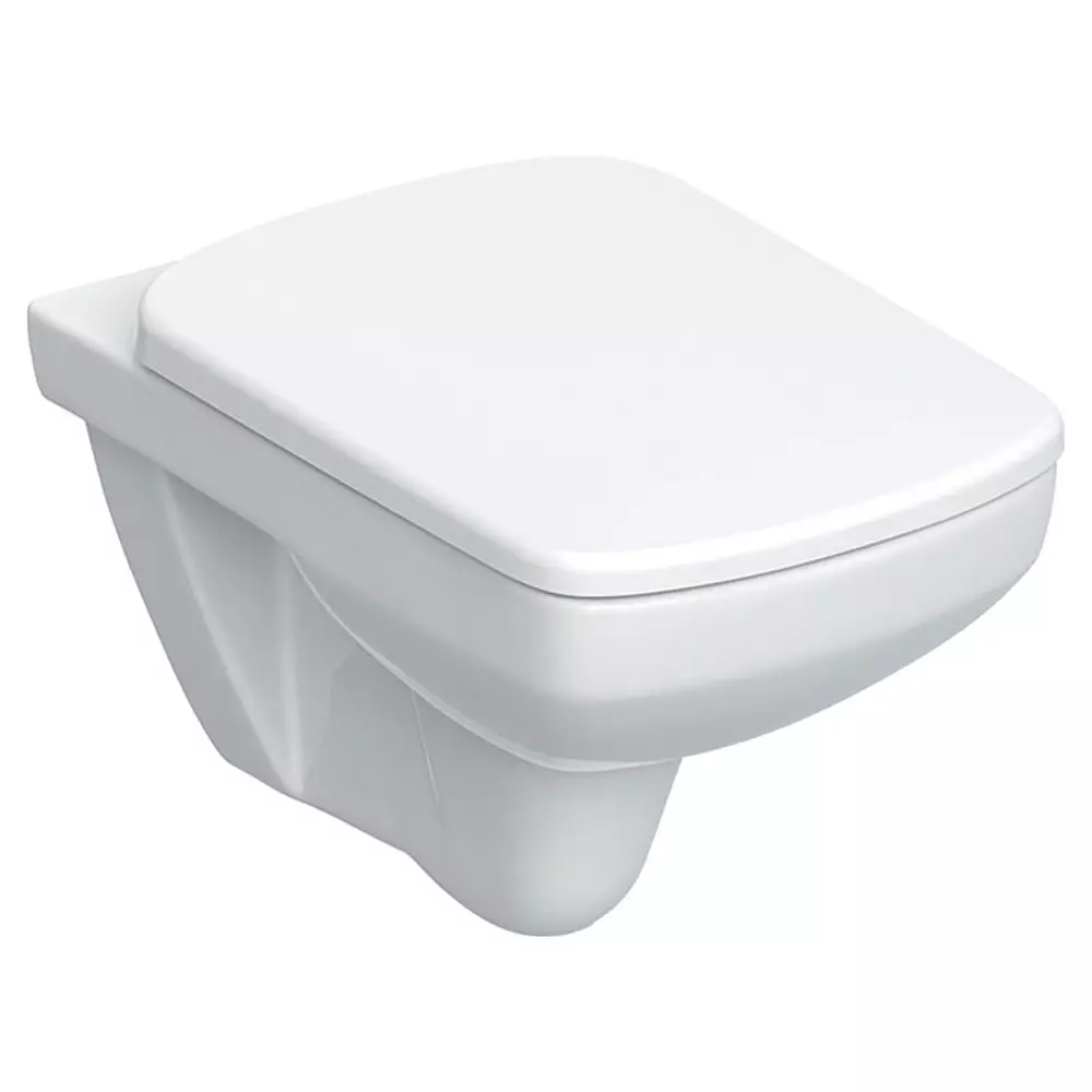 Унитаз подвесной Geberit Selnova Square 501.961.00.1 с сиденьем Soft Close (35216231)