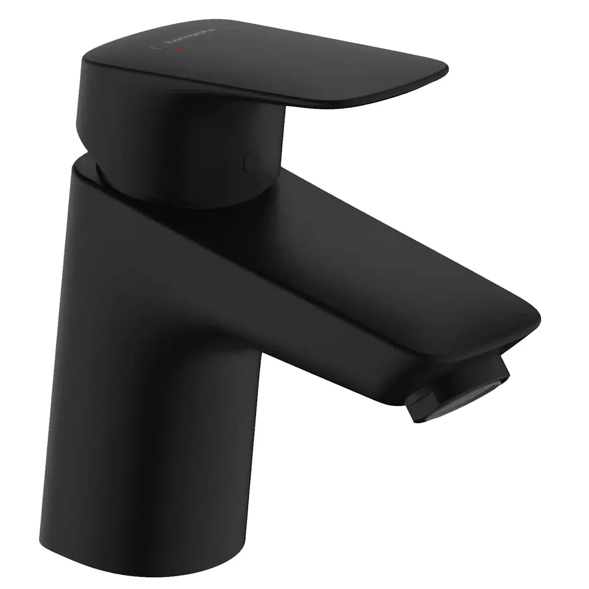 Змішувач для раковини Hansgrohe Logis 70 з донним клапаном Чорний матовий (71070670)