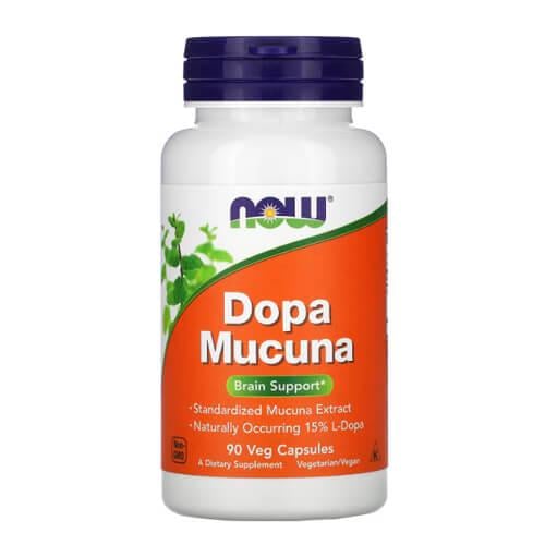 Добавка NOW Dopa Mucuna 90 Veg Capsules (NOW-03092)