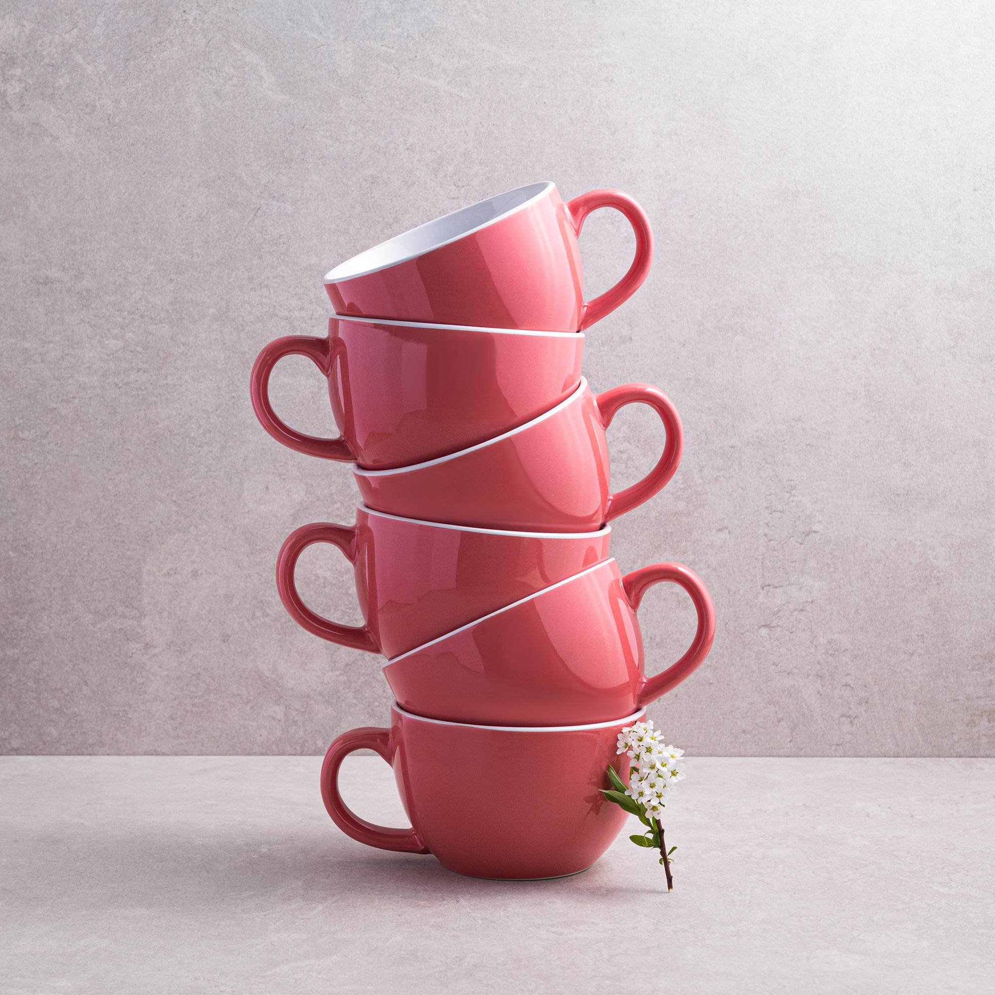 Набор чашек Ardesto Merino Pink 480 мл 6 шт. (AR3486P)