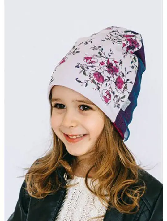 Шапка для дівчинки Тюсо р. 46 Фіолетовий (А01285) - фото 2 Шапка для дівчинки Тюсо р. 46 Фіолетовий (А01285) - фото 2