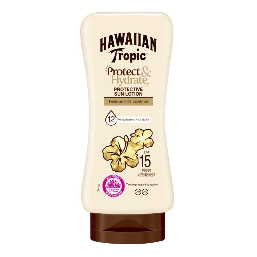 Лосьйон сонцезахисний Hawaiian Tropic EU HT Prot n Hydr LTN з зволожуючим ефектом SPF15 180 мл (2464531465)