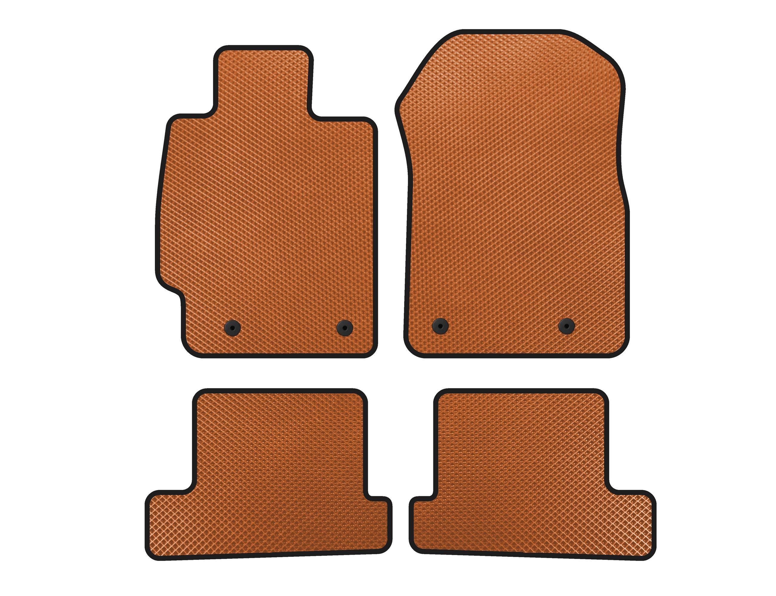 Коврики EVA Digital Designs для Subaru BRZ 2012-2021 гг. Оранжевый (144949)