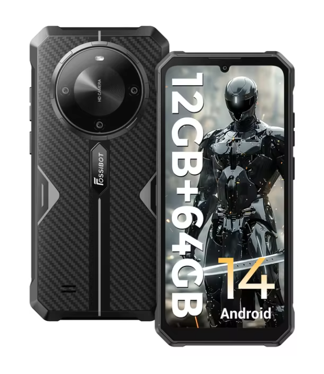 Смартфон Fossibot F105 4/64 ГБ IP69K Black (20784189) - фото 1