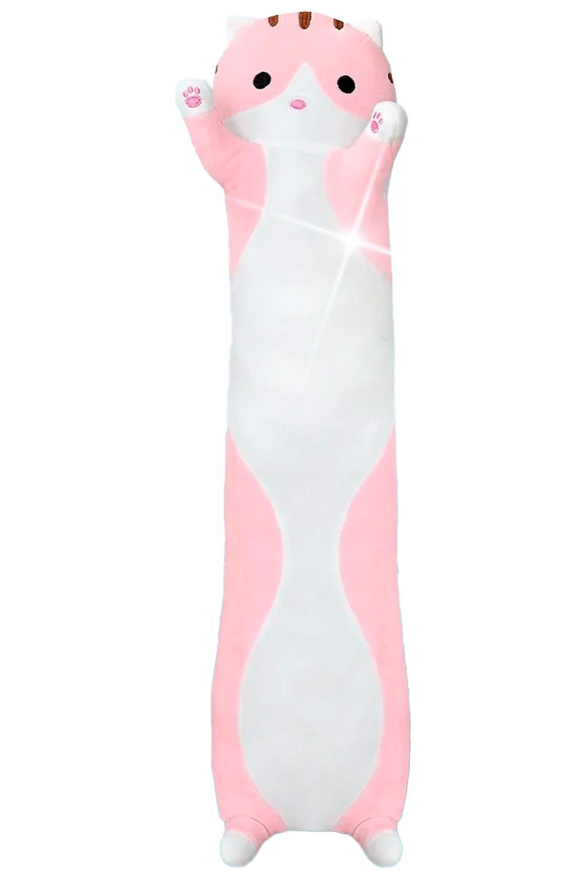 Мягкая детская игрушка BRS Кот-Батон антистресс/объятия/подушка 90 см Pink (22586662)