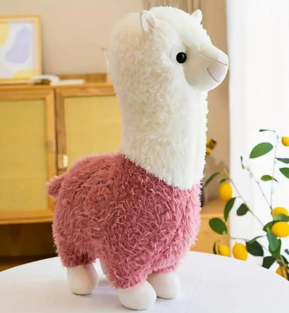 Мягкая игрушка детская плюшевая Альпака 25 см (100073)