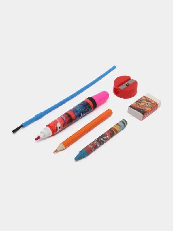 Набор для рисования и творчества детский 4 яруса карандаши/фломастеры/краски/восковые карандаши 46 предметов - фото 2 Набор для рисования и творчества детский 4 яруса карандаши/фломастеры/краски/восковые карандаши 46 предметов - фото 2