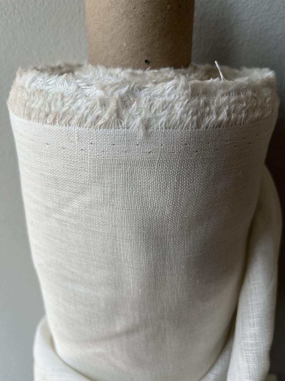 Ткань натуральная Linen Plus 100% лен марля Молочный 759 - фото 5 Ткань натуральная Linen Plus 100% лен марля Молочный 759 - фото 5