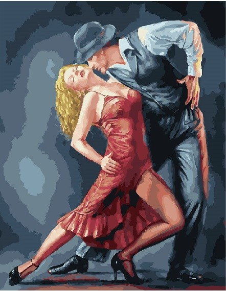 Картина по номерам Brushme Полуночное танго (GX26485)