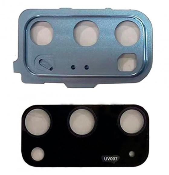 Стекло на камеру для телефона Samsung G980F Galaxy S20 with frame Cloud Blue (10289114)