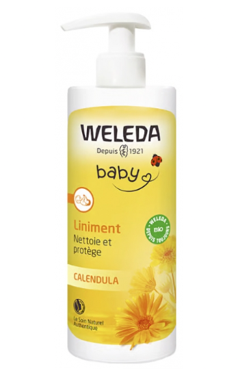 Крем для очищения кожи от опрелостей Weleda Baby Calendula Liniment 400 мл (2798164458)