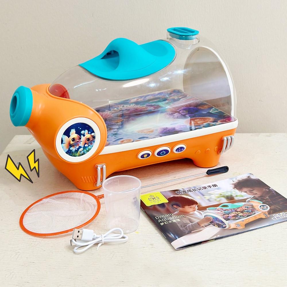 Акваріум для рибок настільний з компресором/підсвічуванням та аксесуарами акумуляторний (2446044317) - фото 3 Акваріум для рибок настільний з компресором/підсвічуванням та аксесуарами акумуляторний (2446044317) - фото 3