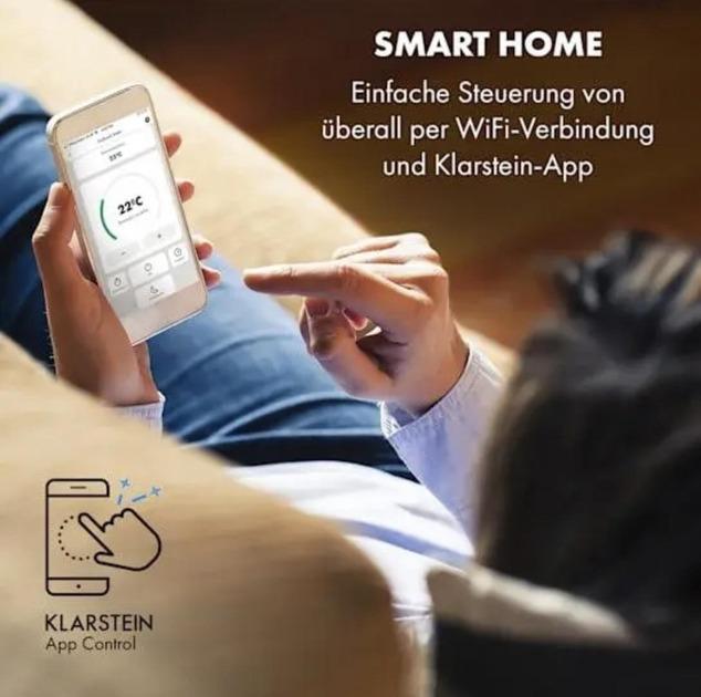 Кондиционер мобильный KLARSTEIN Kraftwerk Eco Smart 11 (10040190) - фото 2 Кондиционер мобильный KLARSTEIN Kraftwerk Eco Smart 11 (10040190) - фото 2