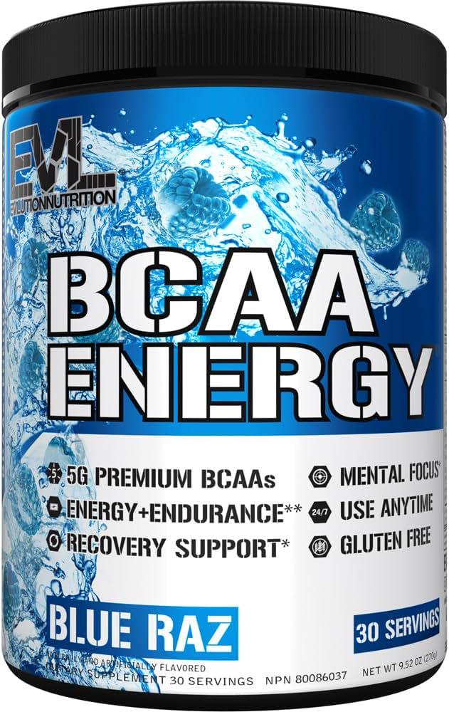 Комплекс аминокислотный Evlution Nutrition BCAA Energy Blue Raz 282 г аминокислотный Evlution Nutrition BCAA Energy Blue Raz