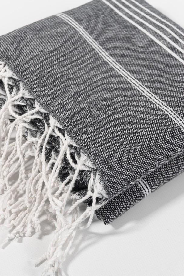 Рушник Peshtemal Beach Pool Spa 100х180 см Темно-сірий (86229117) - фото 11 Рушник Peshtemal Beach Pool Spa 100х180 см Темно-сірий (86229117) - фото 11