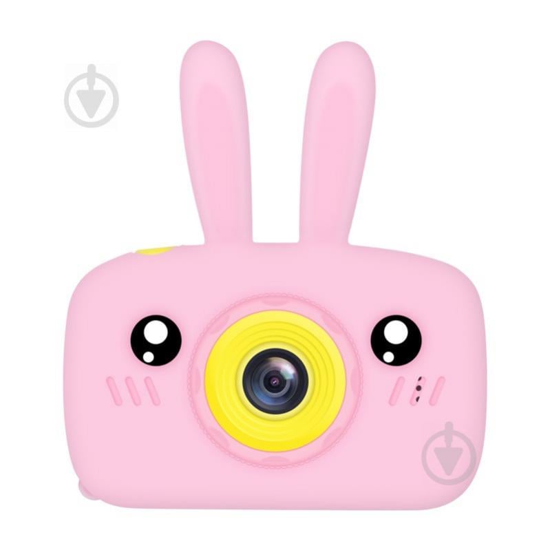 Дитяча Фотокамера Kids Funny Camera 3.0 Pro Протиударний Фотоапарат 12 Mpx Full HD 1920x1080P зйомка Рожевий +