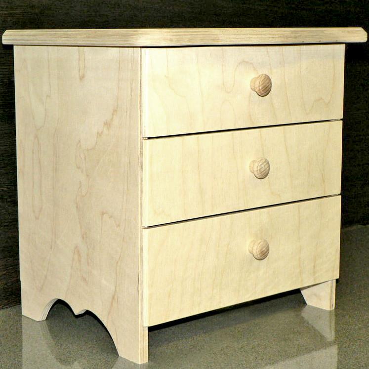 Мини-комод из дерева Лабуан Бланже (МНК-000701)