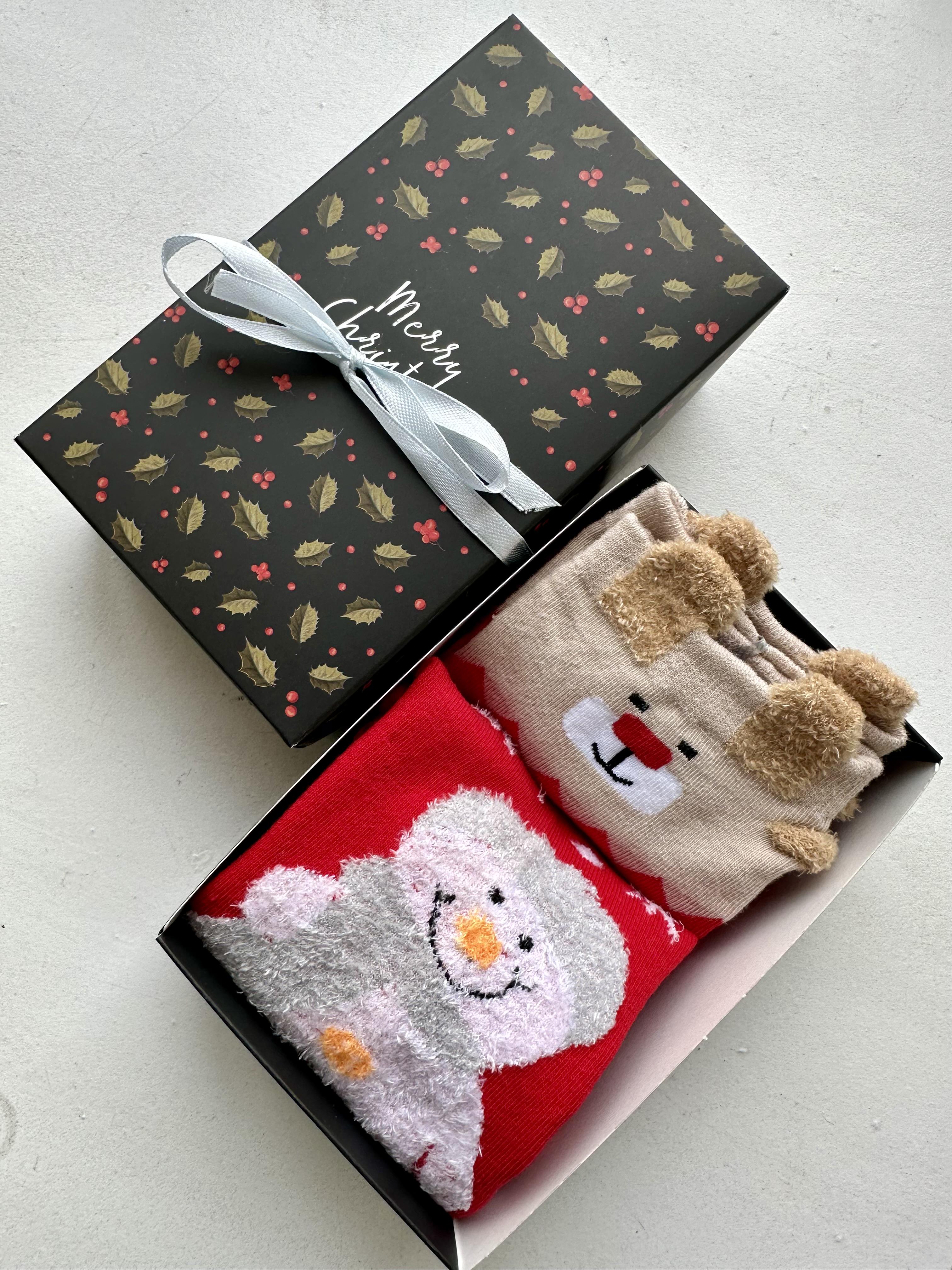 Набір подарунковий з новорічними шкарпетками (13532673) - фото 8 Набір подарунковий з новорічними шкарпетками (13532673) - фото 8