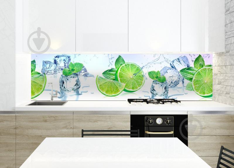 Наклейки фартух кухонний Zatarga Лайм 600х2500 мм Салатовий (Z180098/1) Наклейки фартух кухонний Zatarga Лайм 600х2500 мм Салатовий (Z180098/1)