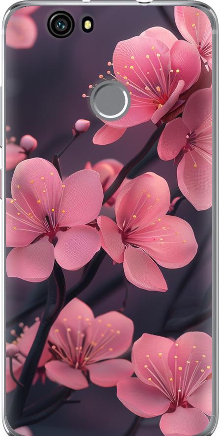 Чехол на Huawei Nova Пурпурная сакура (6075t-439-42517)
