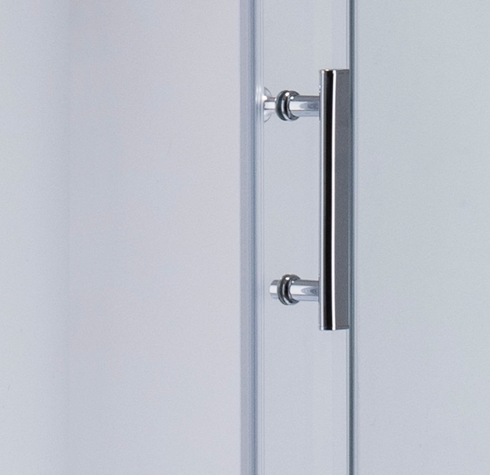 Душевая кабина с низким поддоном MIXXUS HARD SCT01-100x80x198-TR прозрачное стекло 5 мм Chrome (MI6908) - фото 2