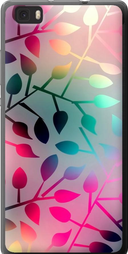 Чехол на Huawei Ascend P8 Lite Листья (2235u-126-42517) Чехол на Huawei Ascend P8 Lite Листья (2235u-126-42517)