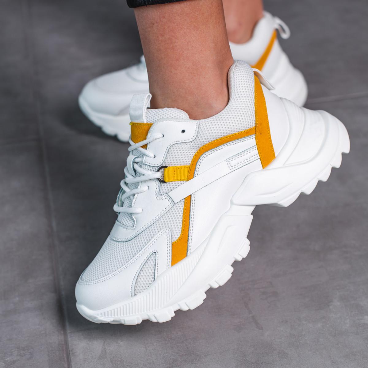 Кроссовки женские Fashion р. 37 23,5 см Белый (3501)