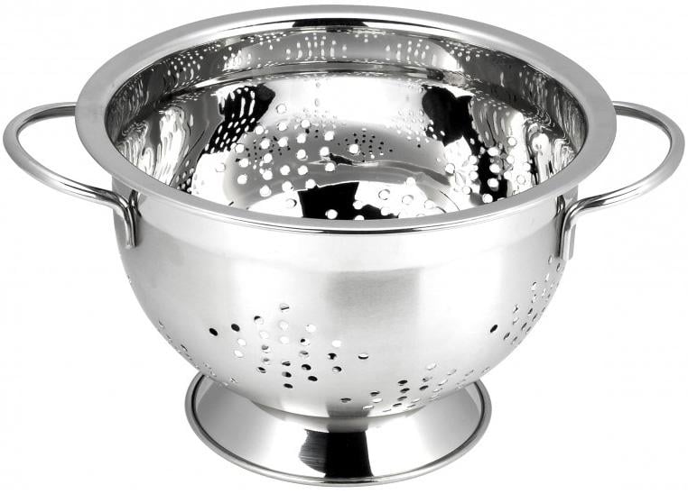 Дуршлаг Empire German Cullender стальной с подставкой и двумя ручками 26 см (EM-2529)