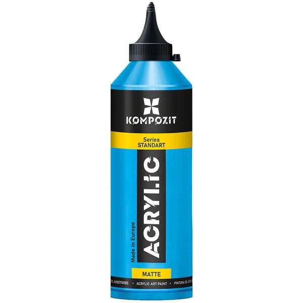 Акриловая краска ART Kompozit Standart 061 500 мл Бирюзово-синий (KT500061) - фото 1