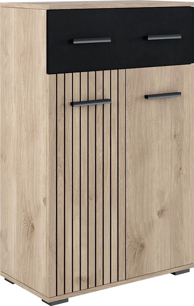 Комод Амбре 2-дверный с 1 ящиком Белый дуб (000-000-110)