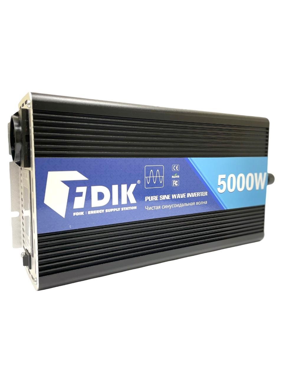 Автомобильный инвертор FDIK чистый синус 12В 5000W (060118)