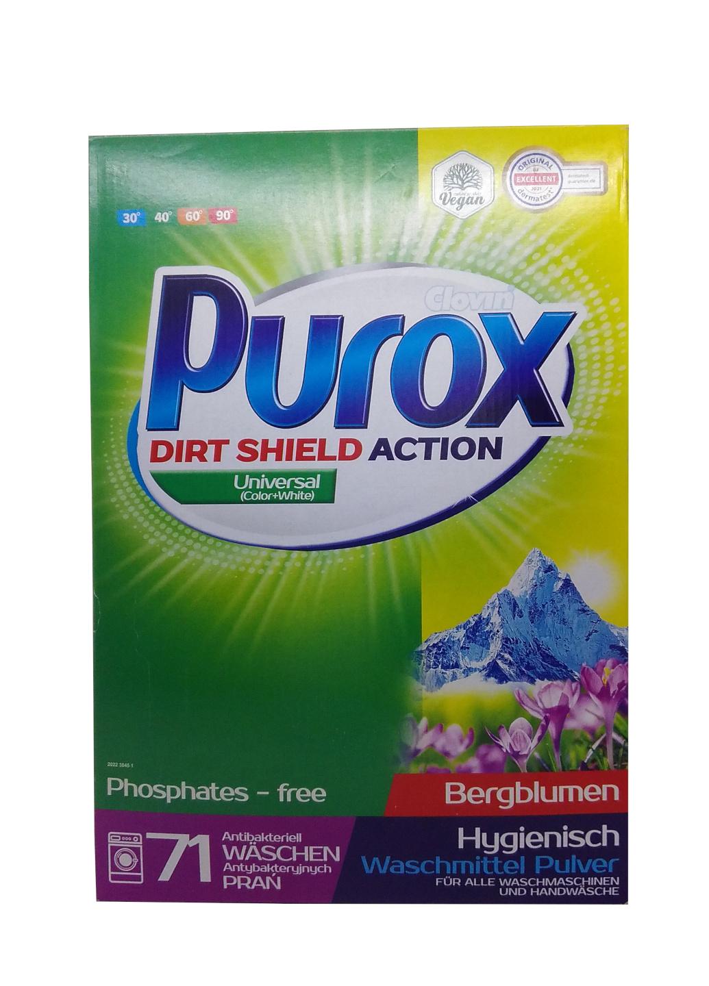 Пральний порошок для всіх типів тканин Purox Universal 5 кг