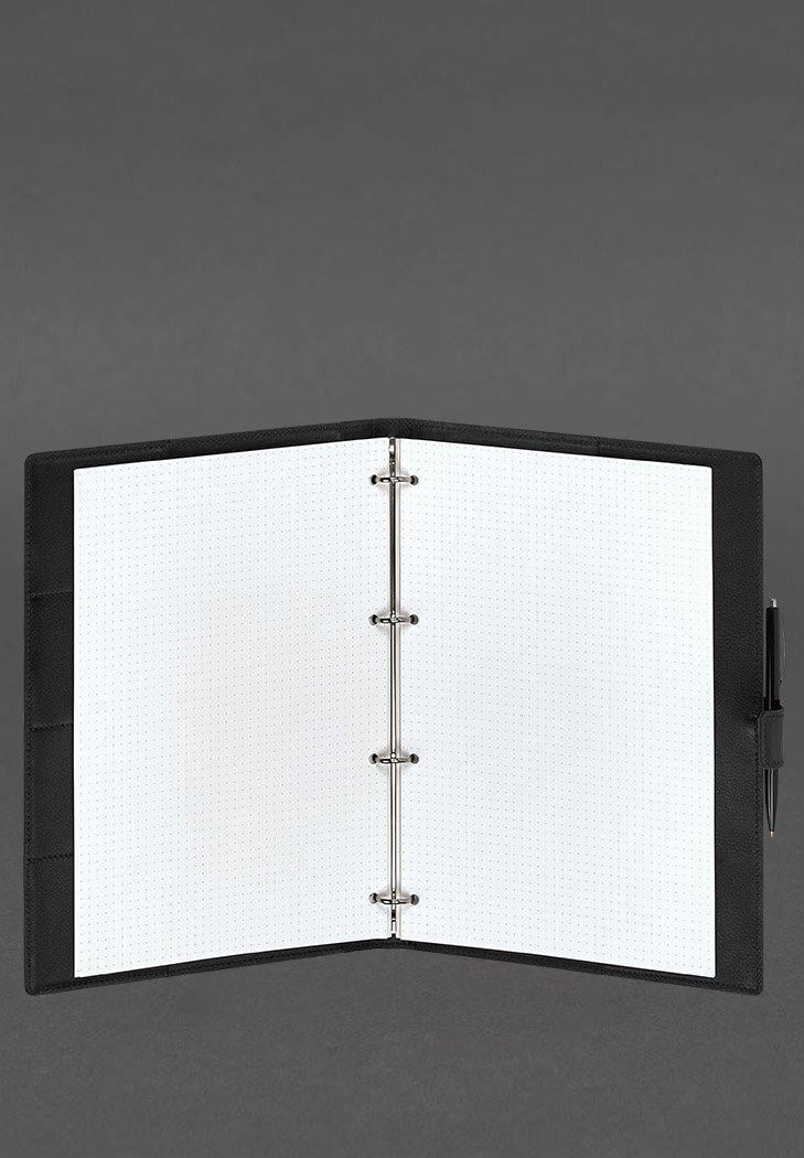Блокнот шкіряний А4 Софт-бук 9.2 краст Чорний (A-027962) - фото 3 Блокнот шкіряний А4 Софт-бук 9.2 краст Чорний (A-027962) - фото 3
