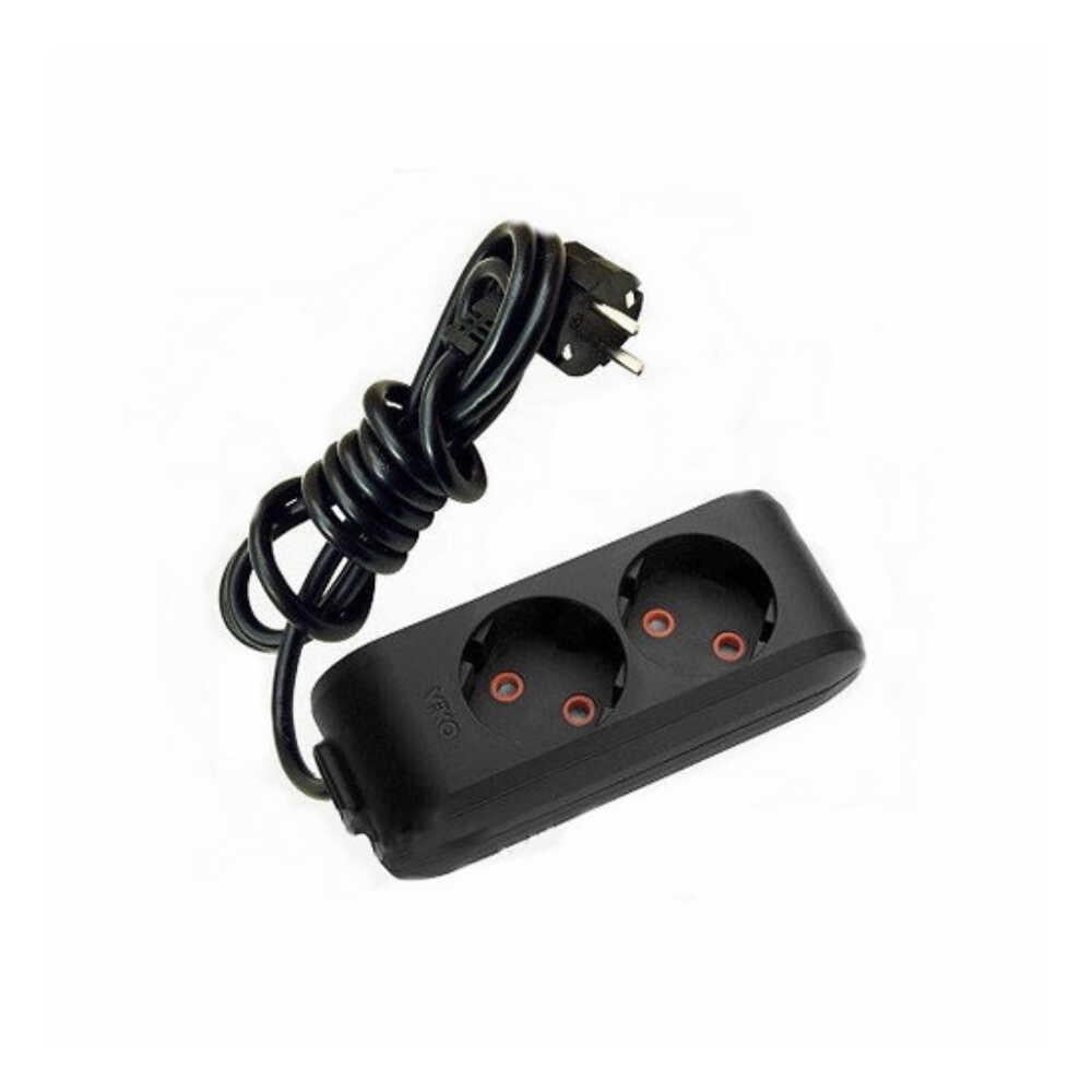 Подовжувач Viko Multi-Let 2 гнізда 3 м без заземлення Чорний (21693-е) - фото 1 Подовжувач Viko Multi-Let 2 гнізда 3 м без заземлення Чорний (21693-е) - фото 1