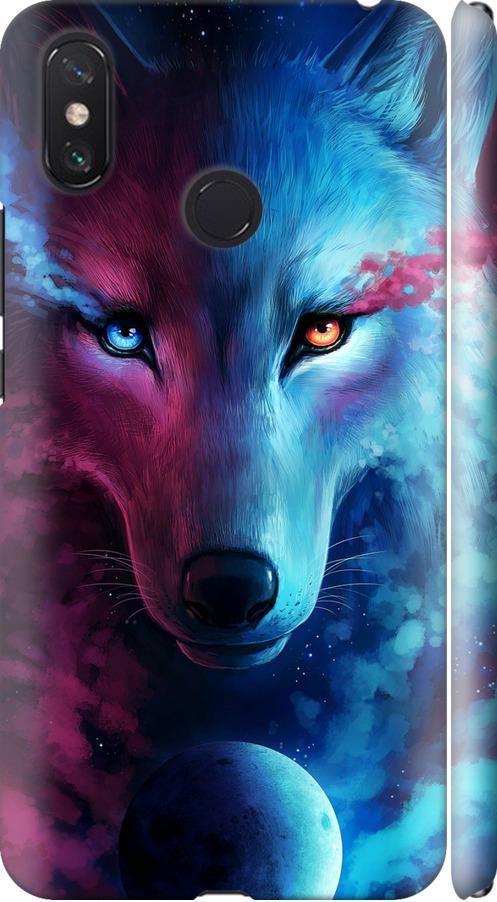 Чехол на Xiaomi Mi Max 3 Арт-волк (3999m-1534-42517)