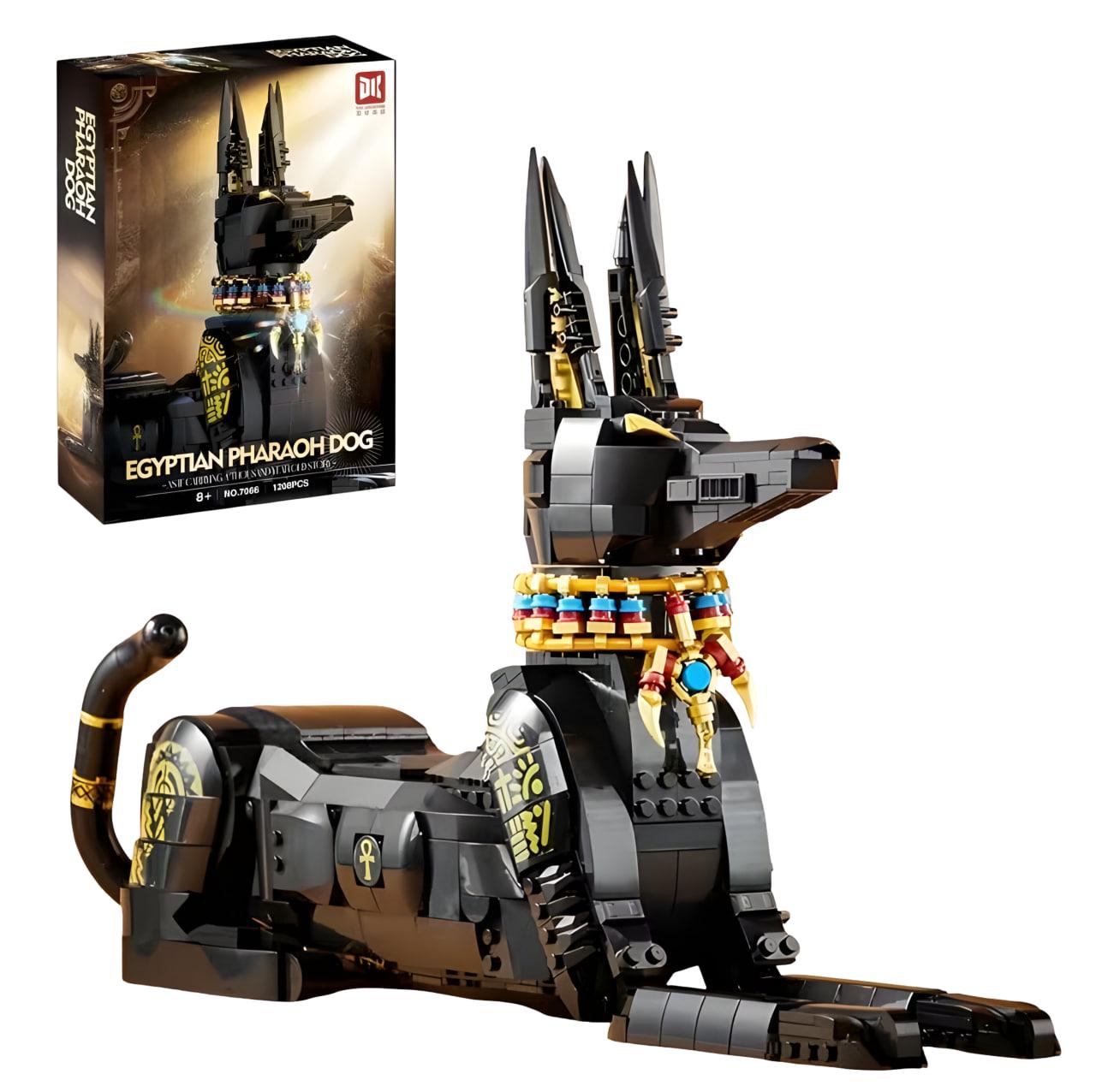 Конструктор Египетский пес Фараона Анубис с подвижными деталями 1208 дет. (7066)
