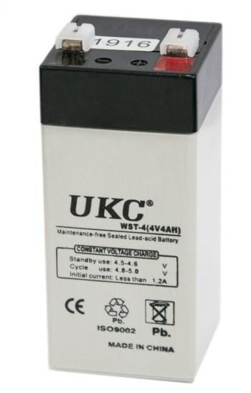 Аккумулятор UKC 4 V 4 Ah (40b84721) - фото 1