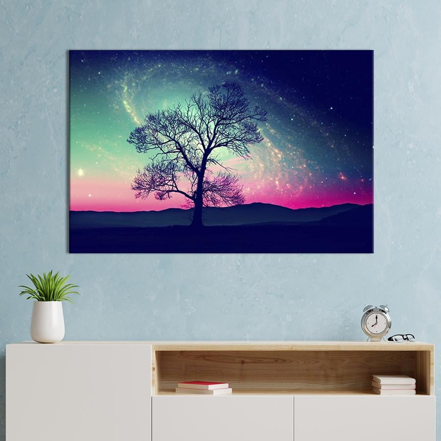 Картина на холсте Звёздное небо 122x81 см (591-1)