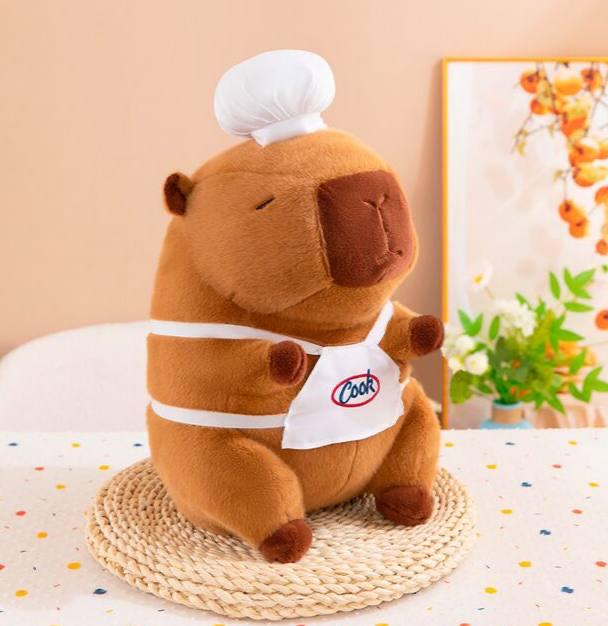 Мягкая игрушка Капибара повар 26 см (b3085585)