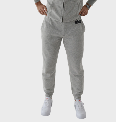 Брюки мужские Gap Logo Fleece Joggers Light Heather Gray M Серый (n221236001-2)