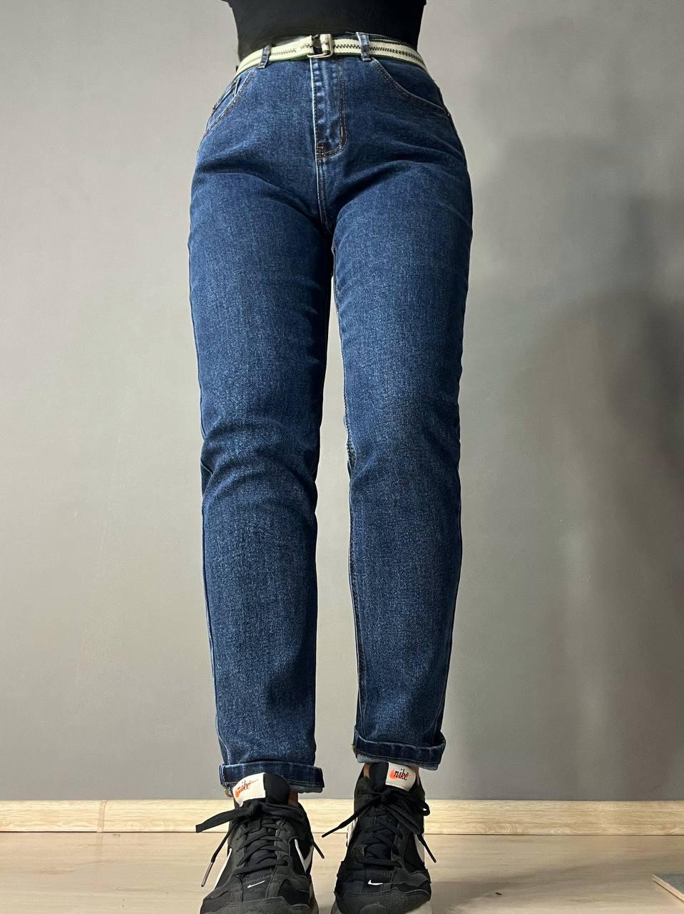 Джинси жіночі Vanver 8260 MOM з резинкою на талії і ременем р. 32 87 см 120 см Синій - фото 6 Джинси жіночі Vanver 8260 MOM з резинкою на талії і ременем р. 32 87 см 120 см Синій - фото 6