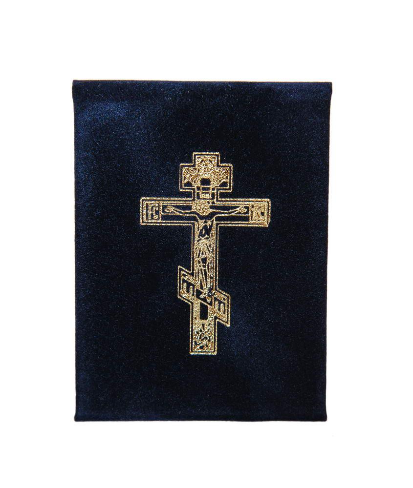 Ікона-складень Володимирська Богородиця в книжечці з оксамитом 5,7x8 см (EK1-007WAG) - фото 2