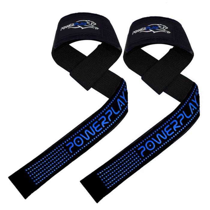 Лямки для тяги PowerPlay 7064 Черно-синий (A-011756) - фото 2 Лямки для тяги PowerPlay 7064 Черно-синий (A-011756) - фото 2