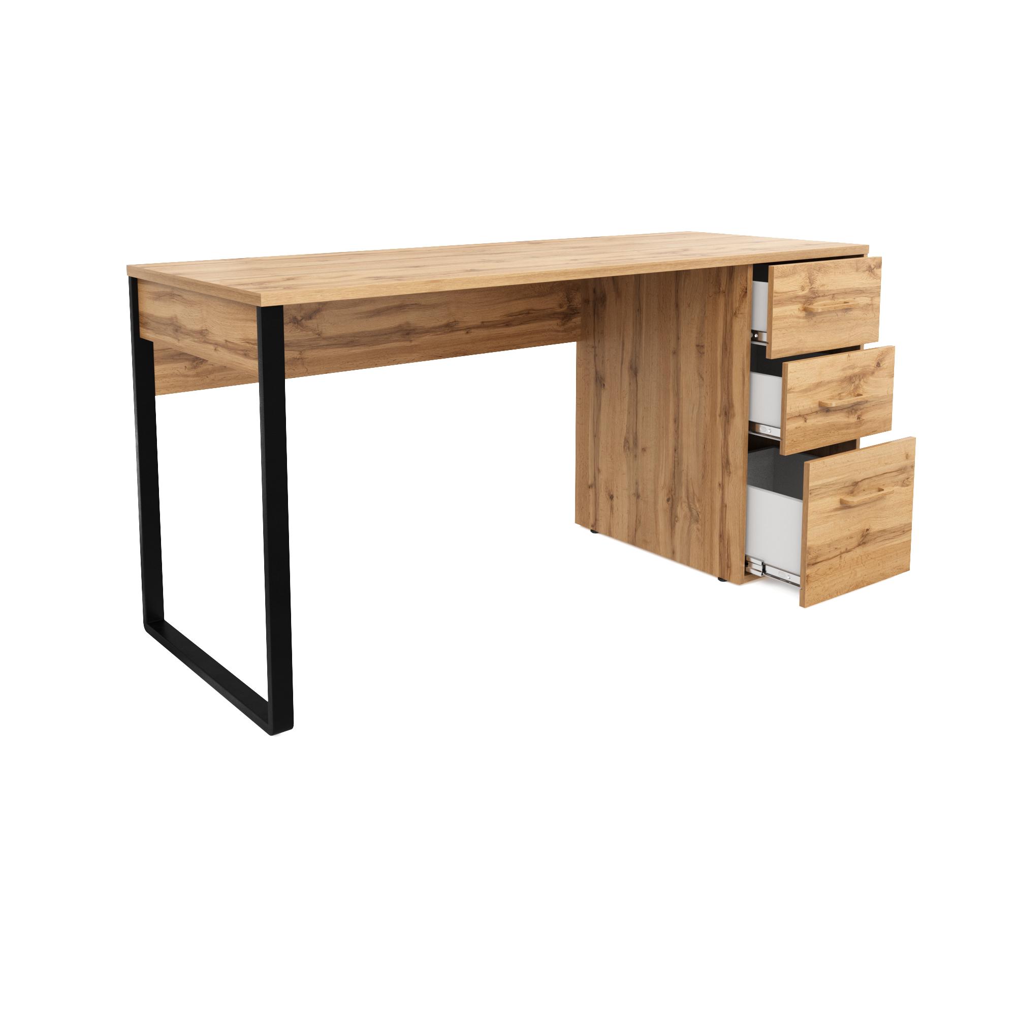 Стіл письмовий Loft-5 1400х598х750 мм Дуб Аппалачі (Арт.230) - фото 2 Стіл письмовий Loft-5 1400х598х750 мм Дуб Аппалачі (Арт.230) - фото 2