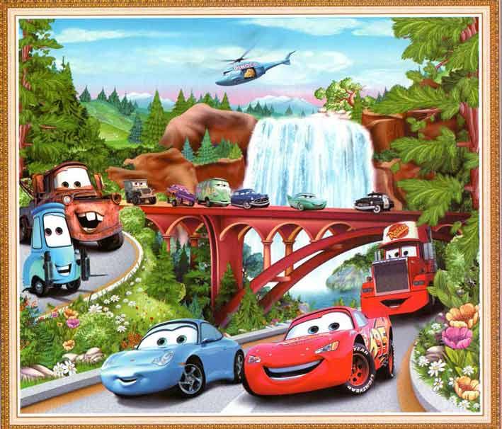 Фотообои на бумажной основе VG Веселые гонки 207х242 см (2000000463780)