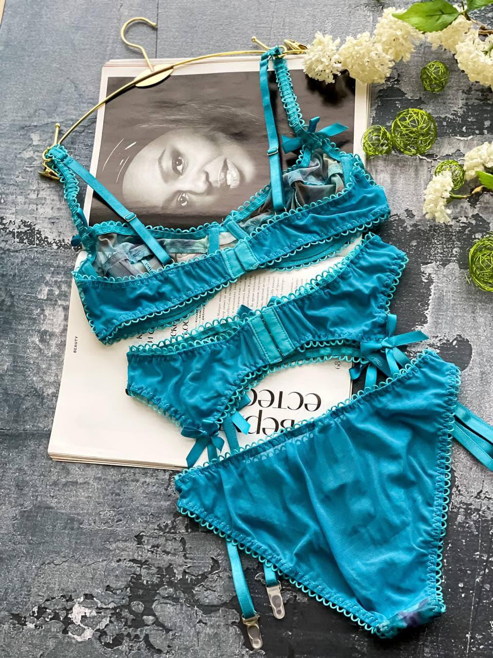 Нижнее белье DO2093 L Голубой - фото 9 Нижнее белье DO2093 L Голубой - фото 9