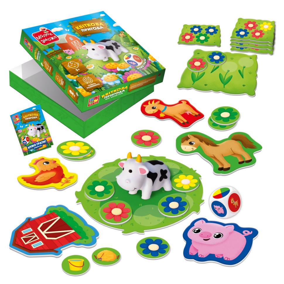 Настільна гра Vladi Toys Квіткова пригода VT2100-20 (RLT32535) - фото 2 Настільна гра Vladi Toys Квіткова пригода VT2100-20 (RLT32535) - фото 2