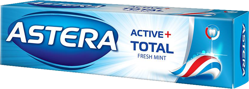 Зубная паста Astera Active + Total 110 г (10757341)